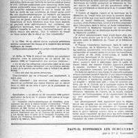 0187 - Page 162 - Partie professionnel. Médecine et monde moderne. La médecine du travail et le décret du 26 novembre 1946, par le Dr André Gros / Faut-il supprimer les concours?, par le Pr J. Van Verts