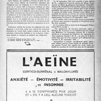 0194 - Page 169 - Échos & commentaires. Religieuses et lois sociales / Correspondance. Accidents du travail. Le durillon infecté n’est pas un accident du travail