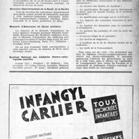 0206 - Page 181 - Dernières nouvelles. Avis de Concours / Direction départementale de la Santé de la Sarthe / Mutuelle d’Assurance du Corps sanitaire / Syndicat National des médecins électron-radiologistes qualifiés