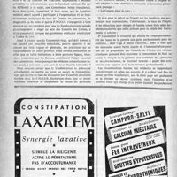 0241 - Page 216 - Échos & commentaires. La question des dispensaires ferait un pas en arrière / Les professions libérales et le fisc