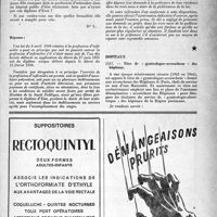0246 - Page 221 - Correspondance. Auxiliaires médicaux. Exercice de la profession d’infirmière / Hôpitaux. Titre de « gynécologue-accoucheur » des hôpitaux
