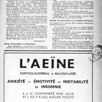 0254 - Page 229 - Dernières nouvelles. Syndicat des médecins du Tarn-et-Garonne / Bureau Universitaire de Statistique / Comité de coordination de la Région Parisienne