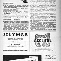 0256 - Page 231 - A l’officiel travers. Aviation civile / Dommages de guerre / Exercice de la médecine