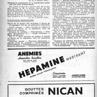 0259 - Page 234 - A l’officiel travers. Sécurité sociale. Allocation familiales / Substances vénéneuses