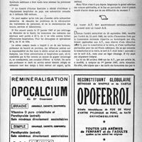 0288 - Page 263 - Échos & commentaires. A propos de la réorganisation des hôpitaux / Le tarif A. T. est maintenant intégralement aligné sur le tarif A. S