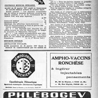 0304 - Page 279 - A travers l'officiel. Contrôle médical scolaire / Sécurité sociale. Assurances sociales
