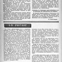 0369 - Page 344 - Partie Scientifique. Les sociétés savantes. Société des chirurgiens de Paris. Fistule pyostercorale par hernie obturatrice. — Opération. — Guérison / Pincement latéral du grêle dans une hernie crurale, opération, sténose du grêle consécutive / Utilisation de l’enclouage centro-médullaire dans le traitement des déformations des membres / La presse. Sur l’étude photographique de la coagulation sanguine « in vitro » [(« Ann. de Biologie clinique », novembre 1946)] / La pénicilline dans les affections rhumatismales [(« La Semaine des Hôpitaux », 7 novembre 1946)] / Les bacilles tuberculeux morts et l’allergie cutanée à la tuberculine [(« La Presse Médicale », 26 octobre 1946)]