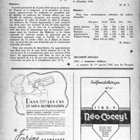 0389 - Page 364 - Correspondance. Médecine du travail. Vacations et appointement des médecins du travail / Sécurité sociale