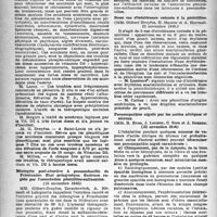 0407 - Page 382 - Partie scientifique. Les sociétés savantes. Société médicale des hôpitaux de Paris. Accidents de la Vitaminothérapie D2, (13 novembre 1946) / Méningite poste-abortive à Pneumobacille de Frieslander. État préagonique. Guérison rapide par l’association pénicilline-sulfamides, (15 novembre 1946) / Deux cas d’intolérance cutanée à la pénicilline, (22 novembre 1946) / Pneumopathies aiguës par les acides nitriques et nitreux, (22 novembre 1946) / A propos d’un cas de fracture spontanée avec arrêt de la croissance, (22-11-46)