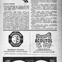 0432 - Page 407 - A travers l’officiel. Sécurité sociale