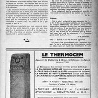 0466 - Page 441 - Échos & commentaires. En marge des nouveaux tarifs des A. T / Correspondance. Application de la nomenclature. Pansements multiples / Enfant né en état de mort apparente
