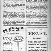 0468 - Page 443 - Correspondance. Hôpitaux. Accouchement à l’hôpital. Intervention d’un médecin non attaché à l’établissement / Honoraires à l'hôpital