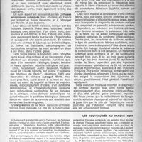 0532 - Page 507 - Partie scientifique. Clinique médicale. La fièvre chez les cirrhotiques, par Jean Olmer. La fièvre peut faire partie intégrante du tableau clinique / Les nouveau-nés au marché noir