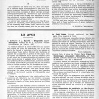 0534 - Page 509 - Partie scientifique. Toujours à propos de la poliomyélite / Les Livres. Diagnostic neurochirurgical, par J. Guillaume et J. Sigwald, 1947, Presses Universitaires de France, 1947. / Le Petit Salon (sonnets médicaux), par Louis Jarly (Chez Juglard, à Tulle) / Précis de Séméiologie chirurgicale élémentaire, par Yves, Librairie Doin, Paris / Précis élémentaire de biochimie, par Max-Fernand Jayle
