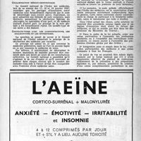 0558 - Page 533 - Dernières nouvelles. Royal College of surgeons of England / Conseil National de l’Ordre / Sécurité sociale et retraite du médecin