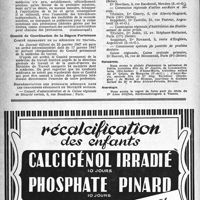 0559 - Page 534 - Dernières nouvelles. Sécurité sociale et retraite du médecin / Comité de Coordination de la Région Parisienne / Naissances / Nécrologie [Dr Léon Griffon]