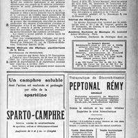 0604 - Page 579 - Dernières nouvelles. Faculté de Médecine de Paris / Société Médicale des Hôpitaux psychiatriques de la Seine / Journées du Cinquantenaire de la Société Médicale des Praticiens / Internat des Hôpitaux de Paris / Académie Duchenne de Boulogne