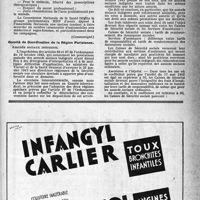 0606 - Page 581 - Dernières nouvelles. Le M. R. P, et le Corps Médical / Comité de Coordination de la Région Parisienne