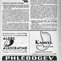 0608 - Page 583 - A travers l'officiel. Inspection médicale scolaire