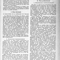 0632 - Page 607 - Partie professionnelle. Organisation professionnelle. A propos de l’organisation professionnelle de la médecine du travail. Plan doctrinal / Plan professionnel