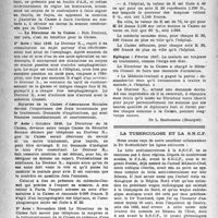 0635 - Page 610 - Partie professionnelle. Organisation professionnelle. Une passe d’armes avec les assurances sociales / La tuberculose et la S. N. C. F