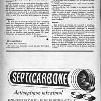 0643 - Page 618 - Correspondance. Application de la nomenclature. Appareil plâtré de la main / Automobilisme. Le choix d’un vélomoteur