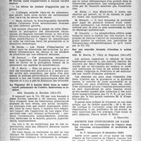 0663 - Page 638 - Partie scientifique. Les sociétés savantes. Société médicale des hôpitaux de Paris. Pneumonie récidivante chez un enfant (25 atteintes), (17-1-47) / La Vitamine D2 à hautes doses dans la tuberculose pulmonaire de l’adulte. Indications et limites, (24-1-47) / Sur une nouvelle formule d’insuline à action lente, (24-1-47) / Société des chirurgiens de Paris. Voies d’abord de l’articulation de l’épaule dans les luxations irréductitibles et invétérées de l’épaule, (6 décembre 1946)