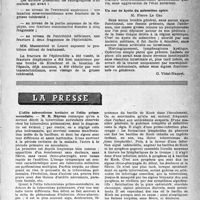 0666 - Page 641 - Partie scientifique. Les sociétés savantes. Société des chirurgiens de Paris. Voies d’abord de l’articulation de l’épaule dans les luxations irréductitibles et invétérées de l’épaule, (6 décembre 1946) / Lésions traumatiques complexes de l’humérus, (6 déc. 1946) / Fracture itérative du col du fémur, (6 décembre 1946) / Un cas de kyste du mésentère opéré