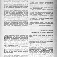 0672 - Page 647 - Partie professionnelle. Libres opinions. « L’arbre leur cache la forêt » / Le mot du lecteur. L'homme et le temps engagés