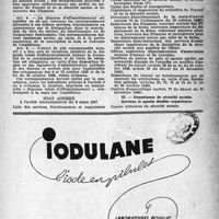 0690 - Page 665 - A travers l'officiel. Sécurité sociale / État annexe