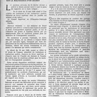 0708 - Page 683 - Partie professionnelle. Propos du jour. Sur la malfaisance d’un décret [G. Lavalée]