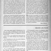 0712 - Page 687 - Partie professionnelle. Droit professionnel. La loi du 28 mars 1947 et le droit de reprise du propriétaire / Chacun à sa place