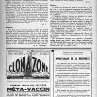 0725 - Page 700 - Correspondance. Application de la nomenclature. C + radioscopie... pour les seuls phtisiologues / Hôspitalisation privée. Traitements des médecins des établissements d’Hôspitalisation privée