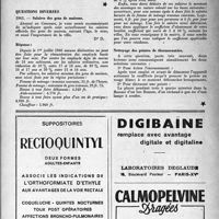 0726 - Page 701 - Correspondance. Hôspitalisation privée. Traitements des médecins des établissements d’Hôspitalisation privée / Questions diverses. Salaires des gens de maisons / Nettoyage des pointes de thermocautère