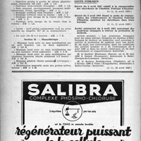 0819 - Page 794 - A travers l'officiel. Sécurité sociale / Santé publique