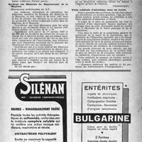 0898 - Page 869 - Dernières nouvelles. Nuit de la Médecine / Syndicat des Médecins du Département de la Mayenne / Visite médicale d’admission dans les écoles