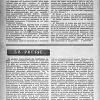 0917 - Page 888 - Partie scientifique. Les sociétés savantes. Société médicale des hôpitaux. Le « poumon radiothérapique », (14-2-1947) / La presse. De quelques inconvénients des instillations nasales [(Journal des Praticiens, 13 mars 1947)] / Actualité de l’épilepsie pleurale [(Journal de Médecine de Bordeaux, janvier 1947)]