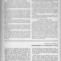 0927 - Page 898 - Partie professionnelle. Médecine et monde moderne. Un danger pour la santé : l’organisation de la médecine préventive, par le Dr Valingot / Le mot du lecteur. Honoraires et coefficient cinq