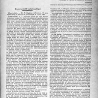 0954 - Page 925 - Partie scientifique. Notes de clinique pratique. Les diverses phases du diagnostic des tumeurs pulmonaires, par Roger Amsler et Huez. Cancer primitif endobronchique hémoptoïque / Cancer pulmonaire excavé