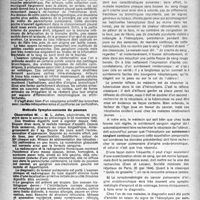 0955 - Page 926 - Partie scientifique. Notes de clinique pratique. Les diverses phases du diagnostic des tumeurs pulmonaires, par Roger Amsler et Huez. Cancer pulmonaire excavé / Réticule lymphe-sarcome du poumon