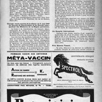 0994 - Page 965 - Dernières nouvelles. Les Journées d’étude des 19 et 20 avril à la Faculté de Médecine de Paris / Amicale des Médecins Parisiens de Paris / Compte rendu succint de la séance du 4 mai 1947 du Comité de Coordination et du Comité Intersyndical des Médecins de la Région Parisienne / Un Congrès international / Prix Etienne Taesch
