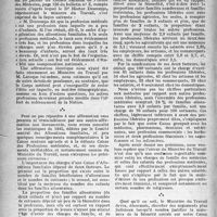 1023 - Page 994 - Partie professionnelle. Organisation Professionnelle. Les charges familiales du corps médical. Un démenti au ministère du travail