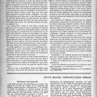 1055 - Page 1026 - Partie scientifique. Rupture traumatique de l’estomac et du cholédoque, par M. L. Grimault / Petits moyens thérapeutiques simples. Infections péri-unguéales [Dr R. Guérie]