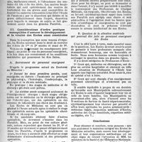 1069 - Page 1040 - Partie professionnelle. Droit professionnel. De l’utilité du maintien des écoles de médecine et de la nature de l’enseignement qui pourrait leur être réservé, par Marcel Chaton. Classe d’étudiants qu’il semble logique d’orienter sur les écoles / Considérations d’ordre pratique susceptibles d’assurer le développement et la vitalité des Écoles ainsi constituées