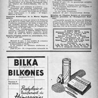 1088 - Page 1059 - Dernières nouvelles. Hôpitaux de Paris. Conférences du dimanche / Inspection Académique de la Marne. Hygiène scolaire / Congrès d’hygiène scolaire et universitaire / Direction de l’Hygiène Scolaire et Universitaire médecine préventive de l’enseignement supérieur