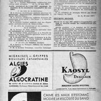 1092 - Page 1063 - A travers l'officiel. Sécurité sociale