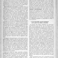 1133 - Page 1104 - Partie scientifique. Réservée à la Faculté de Médecine de Nancy. A propos de quelques dispositifs infra-crâniens de régulation de la circulation cérébrale, par E. Legait. Le couple vasculaire “ segment juxta-hypophysaire de la carotide interne et sinus caverneux / Les dispositifs musculo-élastiques de la paroi des artères cérébrales