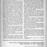 1141 - Page 1110 - Partie scientifique. Réservée à la Faculté de Médecine de Nancy. A propos des paralysies du sciatique poplité externe, par E. Abel, F. Heully / Sur le rôle de quelques nouveaux facteurs biochimiques dans l’étiologie du choc traumatique, par R. Wolff