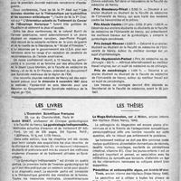 1147 - Page 1116 - Partie scientifique. Réservée à la Faculté de Médecine de Nancy. Université de Nancy. Journée médicale de Nancy / Prix de la faculté de médecine / Les livres. La gynécologie indispensable, (2e édition) par André Binet, l'expansion scientifique française Paris 6e / Les thèses. Le Mega-Dolichocolon, par J. Midon (thèse Nancy, 1944) / Pénicilline et ostéomyélite aiguë, par Andrée Midon-Tirole (thèse Nancy 1946)