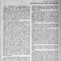 1158 - Page 1125 - Partie professionnelle. Droit professionnel. Le consentement éclairé dans les interventions chirurgicales [P. Douriez] / Le mot du lecteur. Qui veut la fin, veut les moyens